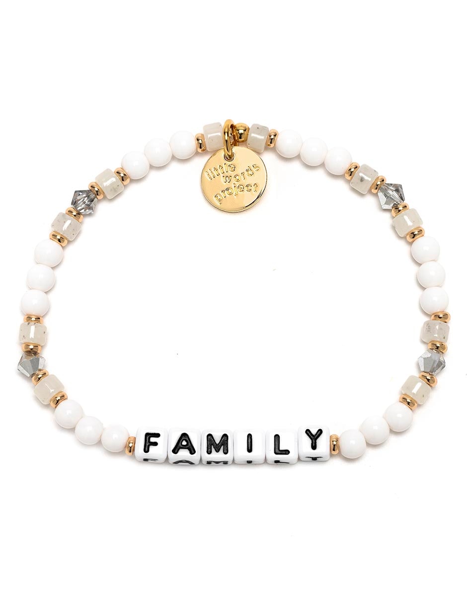 Pulsera Family con acabado chapa de oro
