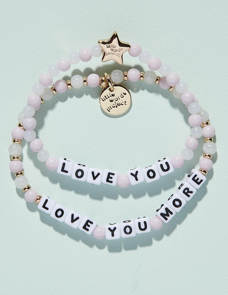 Set pulsera Mama Mini con acabado chapa de oro 2