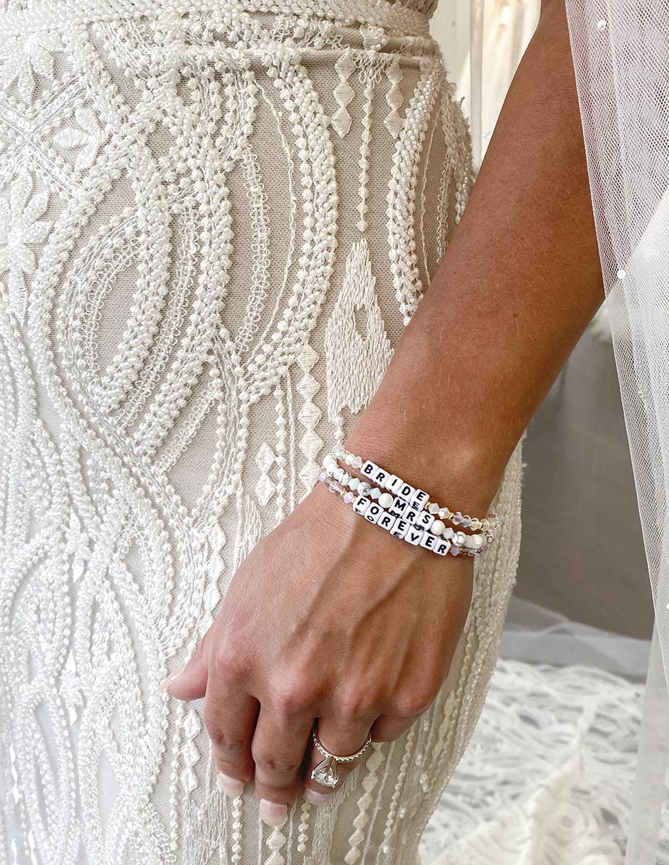 Brazalete Bridal con acabado chapa de oro 2