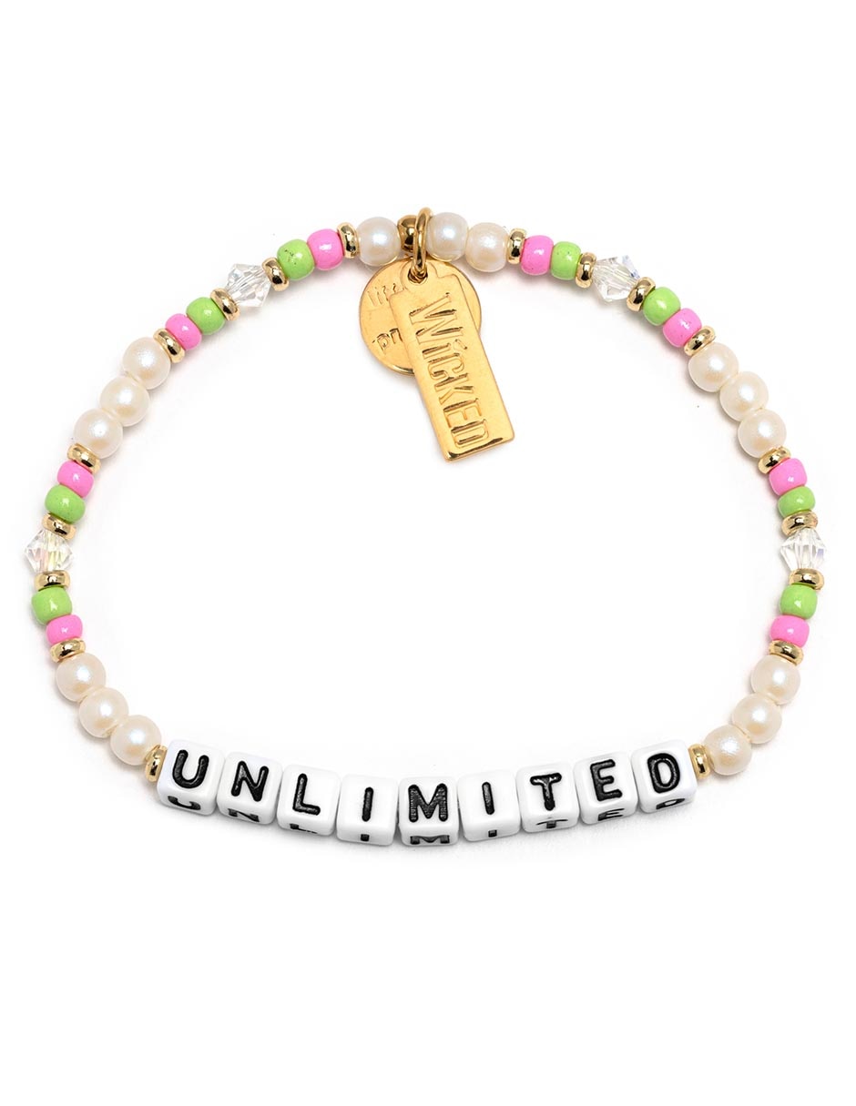 Pulsera Unlimited con acabado chapa de oro