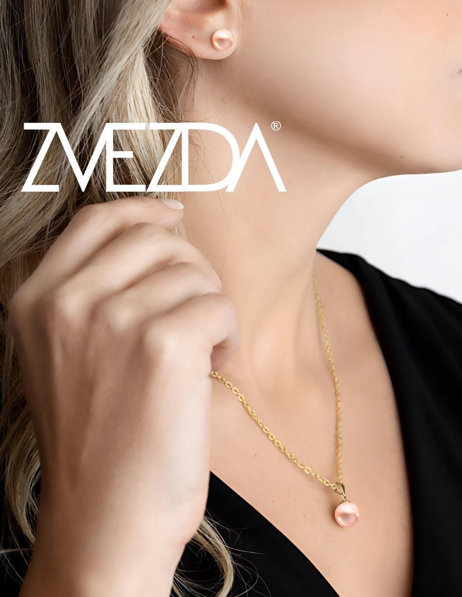 Broqueles "de (si aplica)" redonda no aplica zvezda aurore "de" metal 18 k "con acabado" chapa de oro perla de cristal