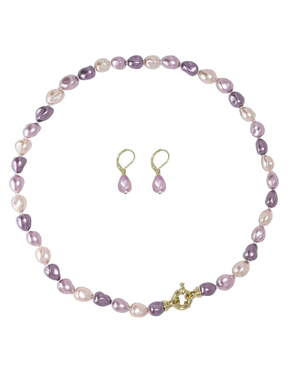 Aretes y collar Perlas de Mallorca perla 2