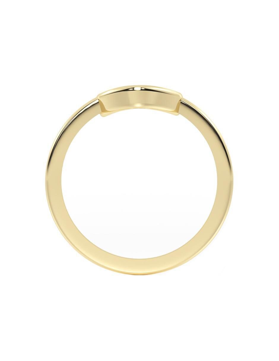 Anillo de corazón Abba Joyas 10 k de oro