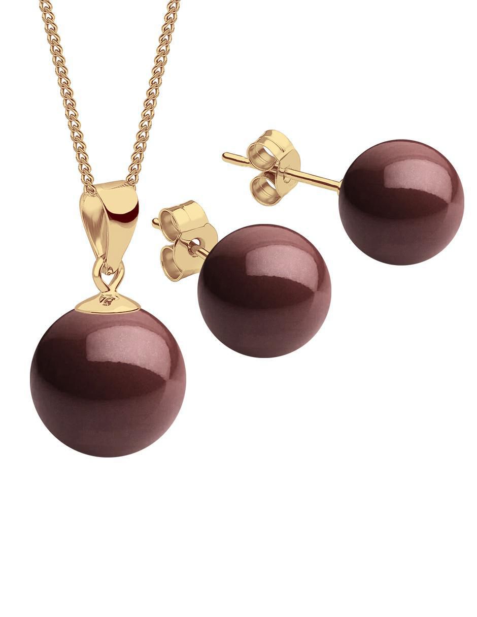 Aretes y collar Aurore cristal
