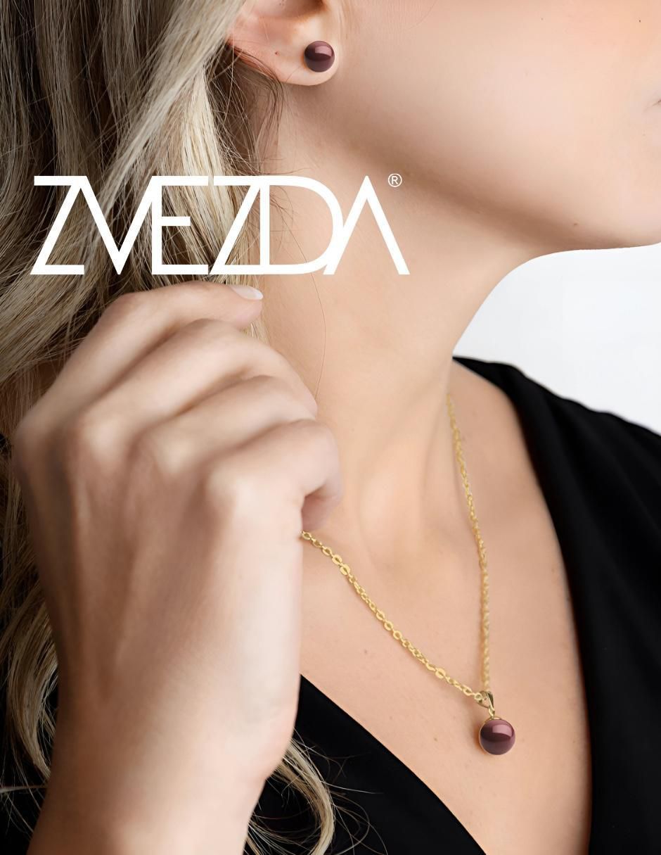 Aretes y collar Aurore cristal 2