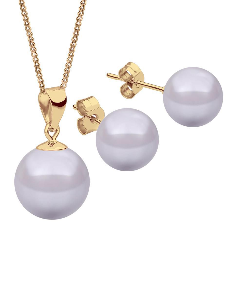 Aretes y collar Aurore cristal