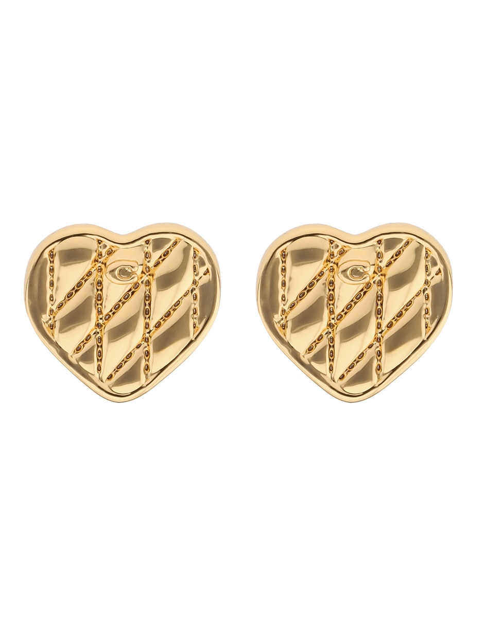 Aretes de corazón 8.1 Handbag con acabado brillante