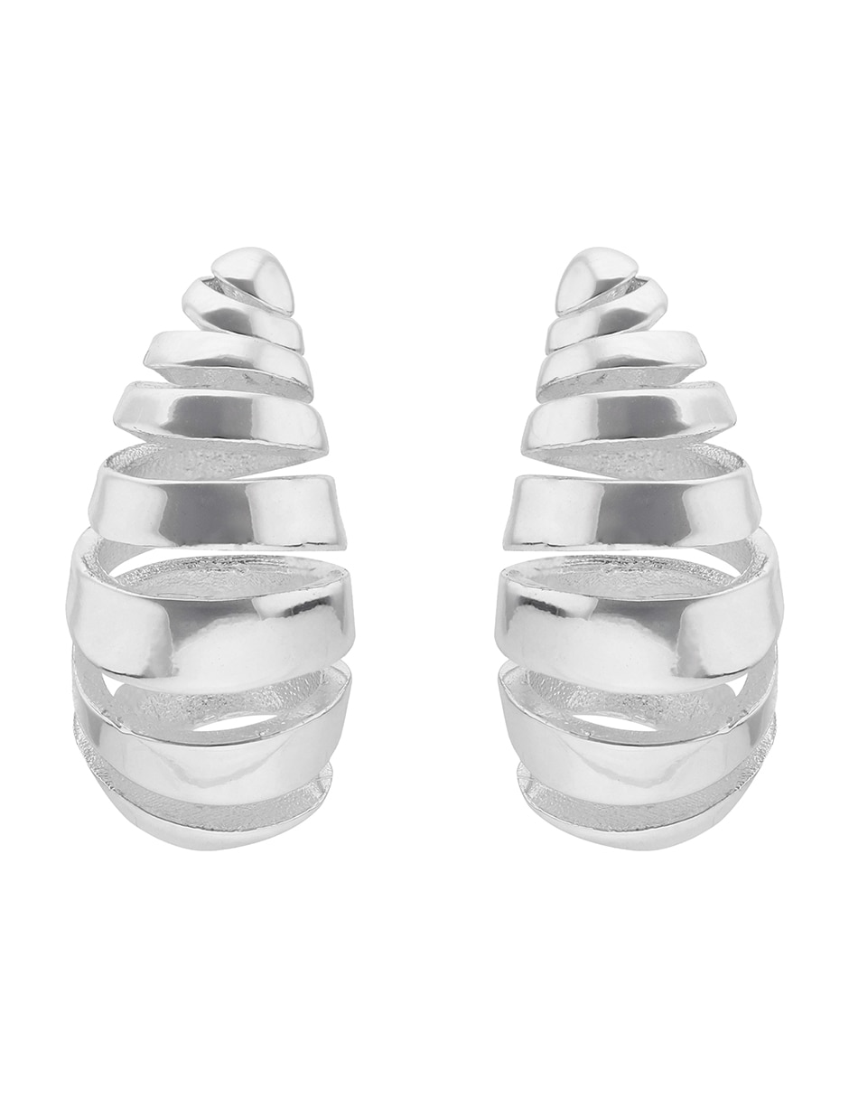 Aretes con acabado brillante