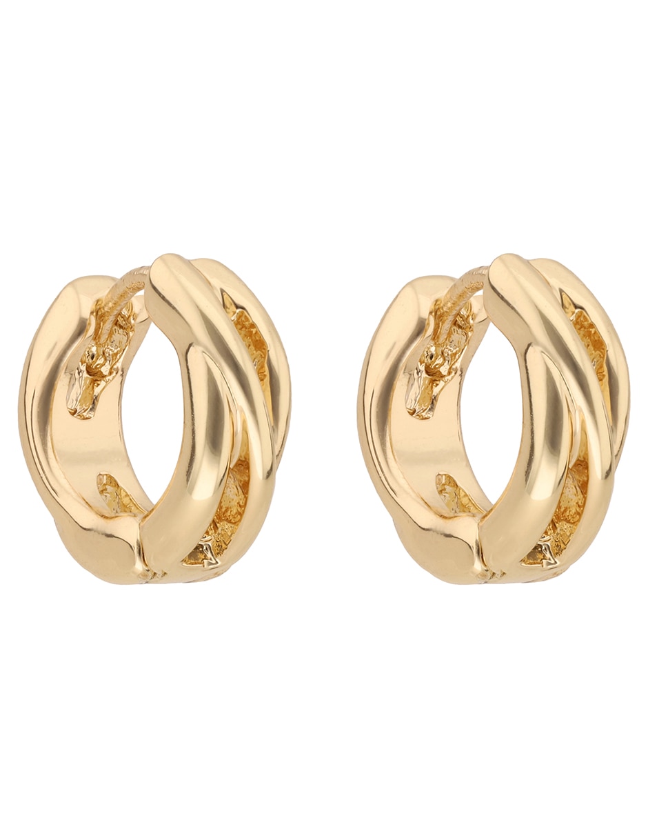 Aretes de nudo con acabado brillante 2