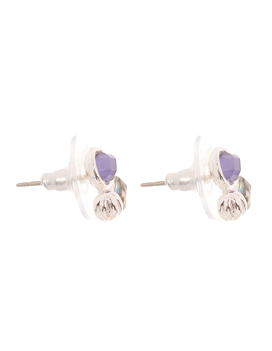 Set de aretes Abalone con acabado brillante 3