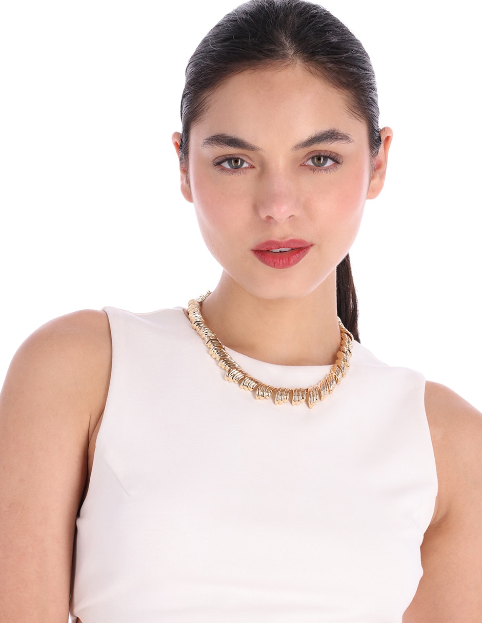 Collar de eslabones Golden Waves 3
