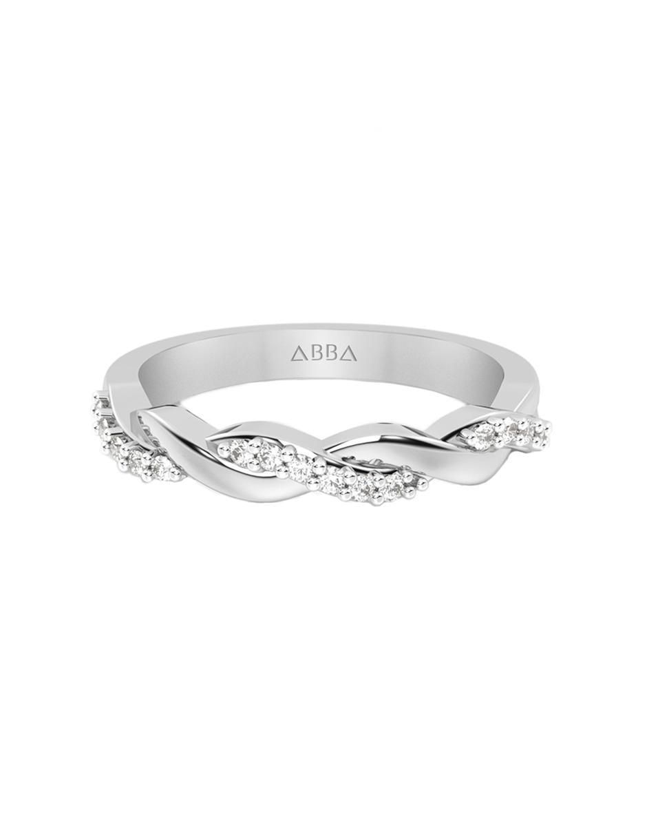 Set anillo 14 k de oro zirconia brillante Set anillo 14 k de oro zirconia brillante