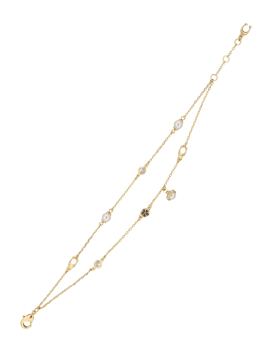 Pulsera 6.1 Heritage Charming Charms con acabado brillante 2