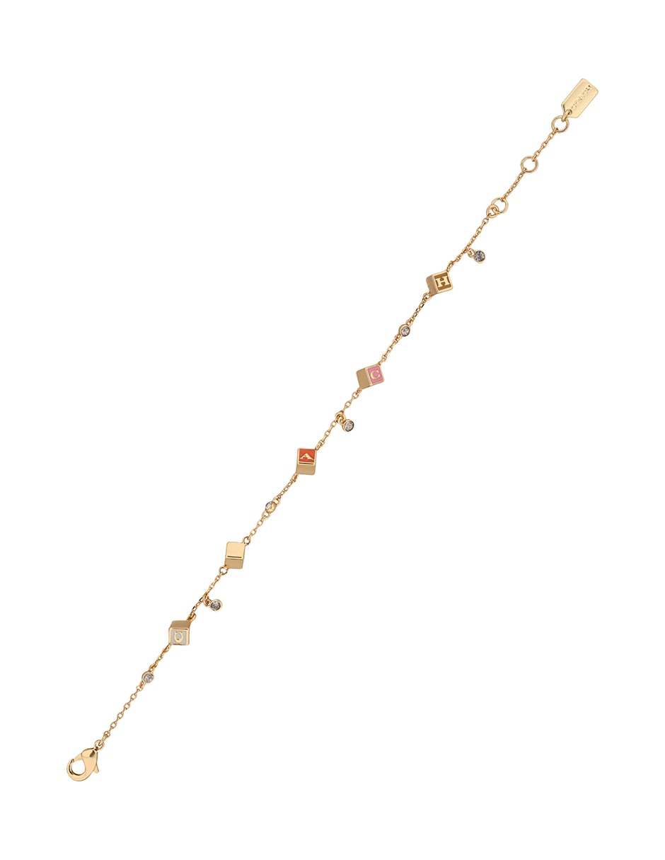 Pulsera 7.1 Coach Beads con acabado brillante 2
