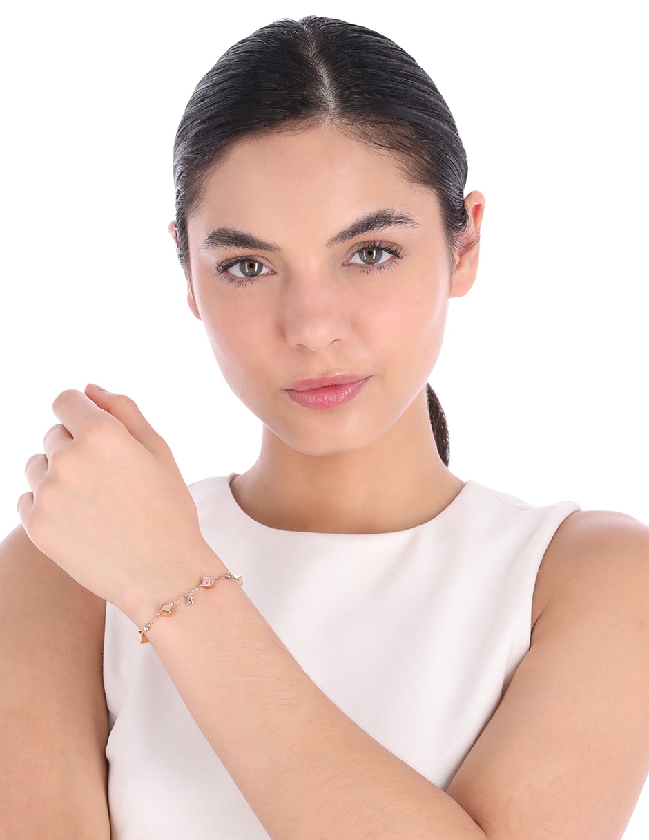 Pulsera 7.1 Coach Beads con acabado brillante 4