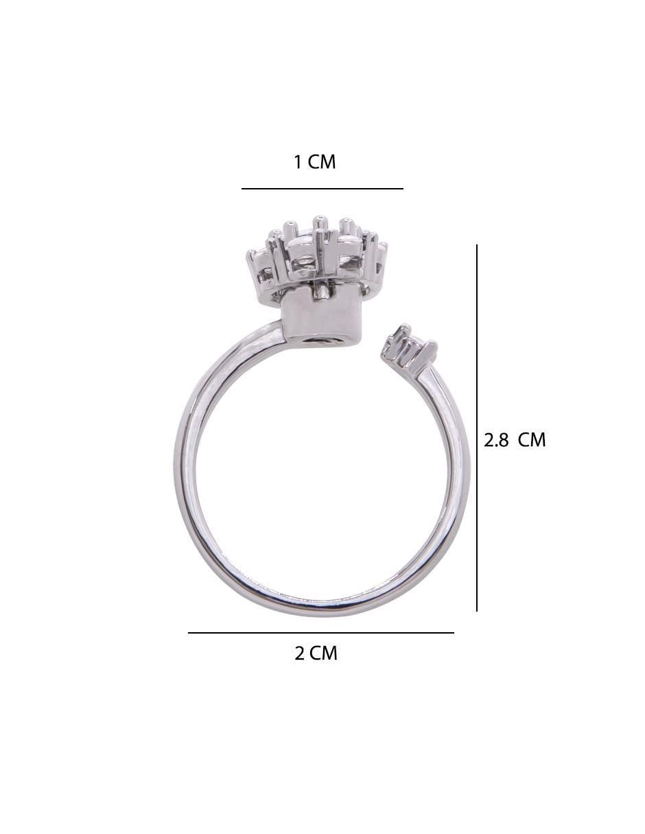 Anillo zirconia brillante 5