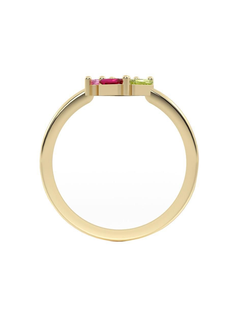Anillo "de (si aplica)" cuadrada abba joyas sin familia no aplica 10 k "de" oro zirconia