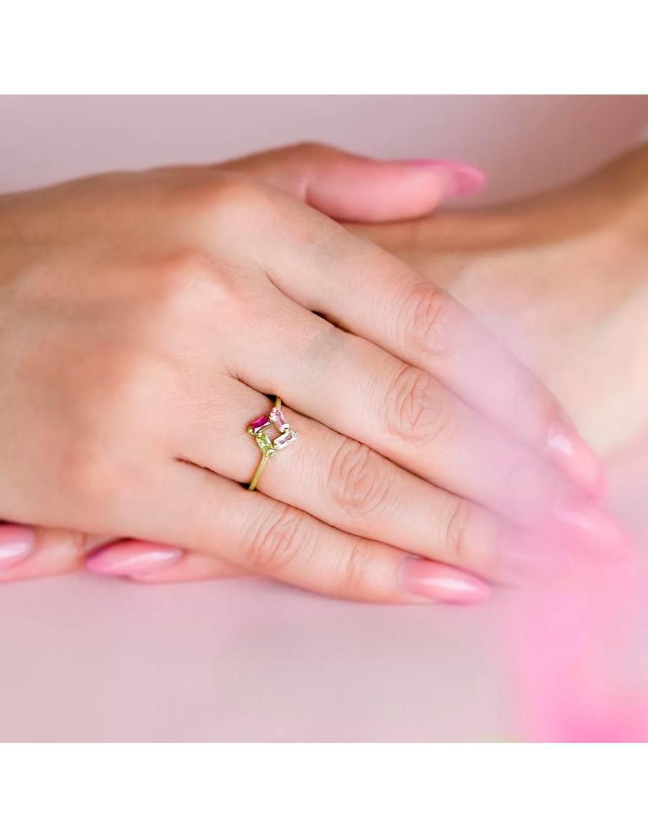 Anillo "de (si aplica)" cuadrada abba joyas sin familia no aplica 10 k "de" oro zirconia