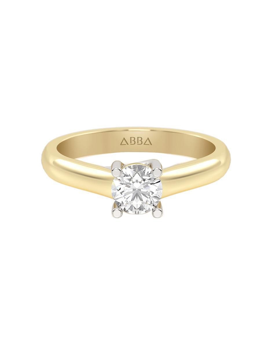 Anillo de compromiso de oro 10 k zirconia Anillo de compromiso de oro 10 k zirconia