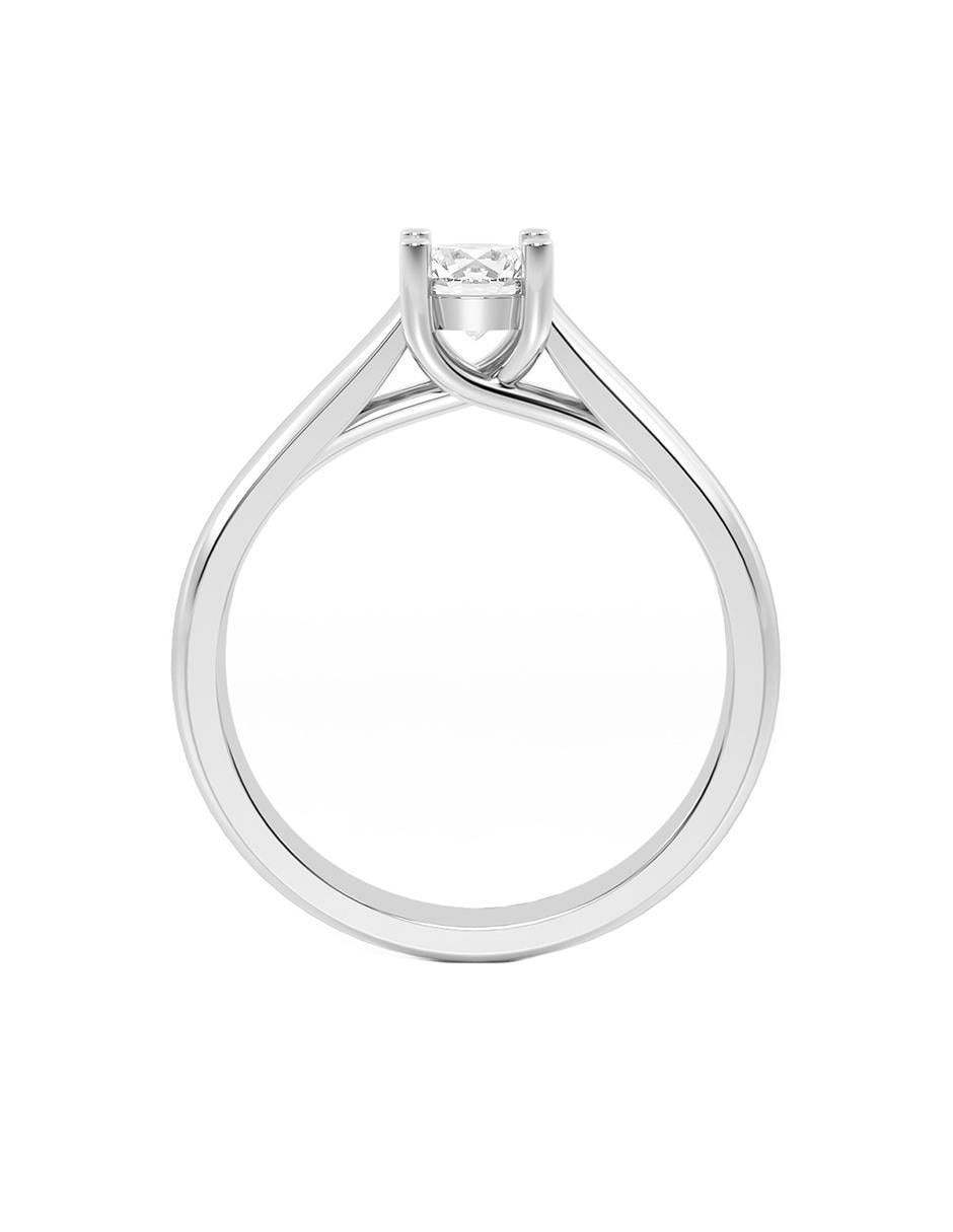 Anillo de compromiso de oro 10 k zirconia 3