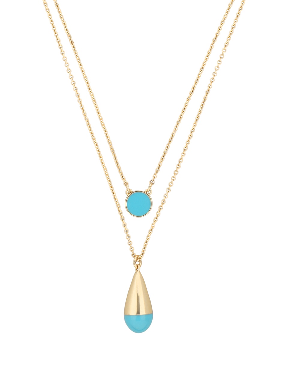 Collar de varios hilos de gota Polly