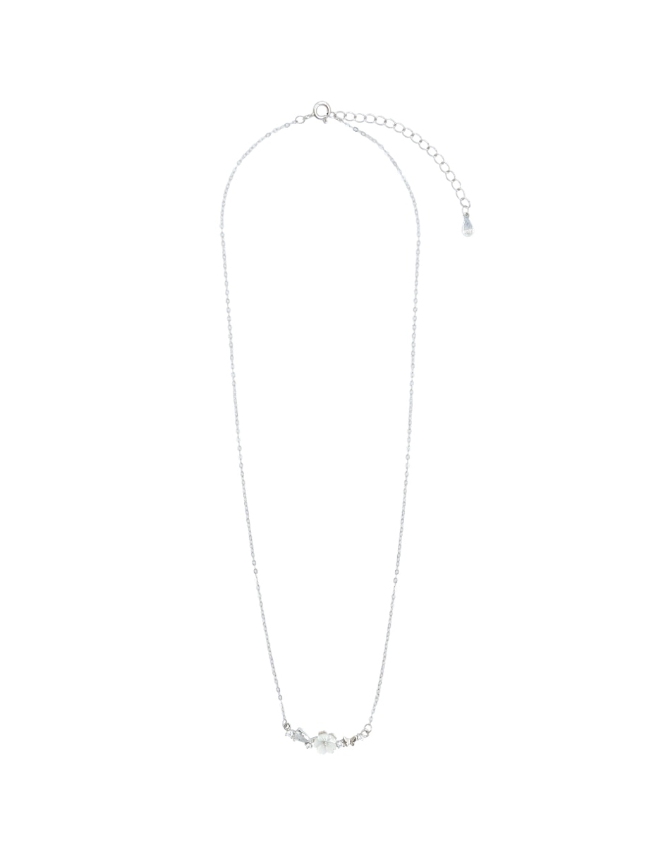 Collar de flor Jardin Encantado de plata P 925 2