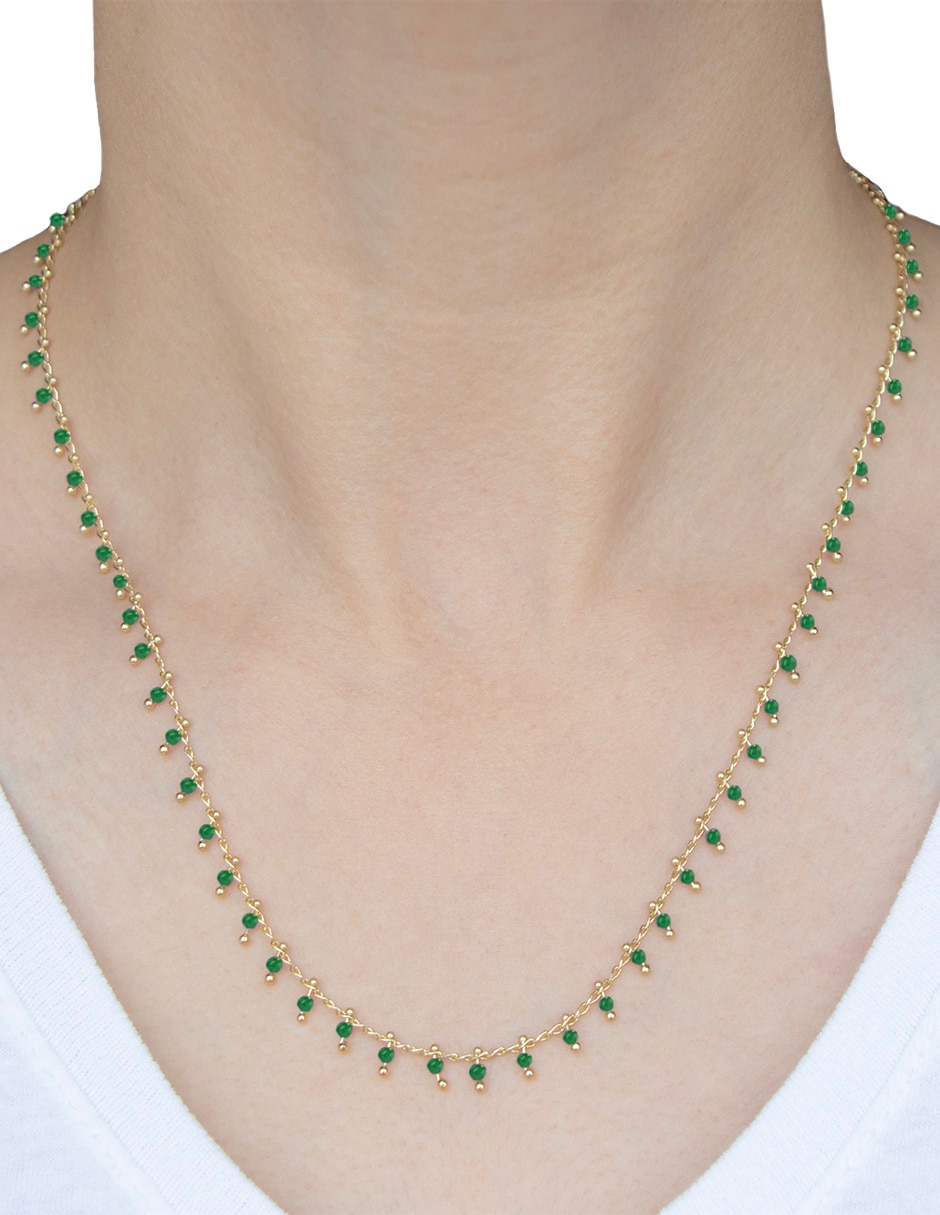 Collar Mini Facetados 3