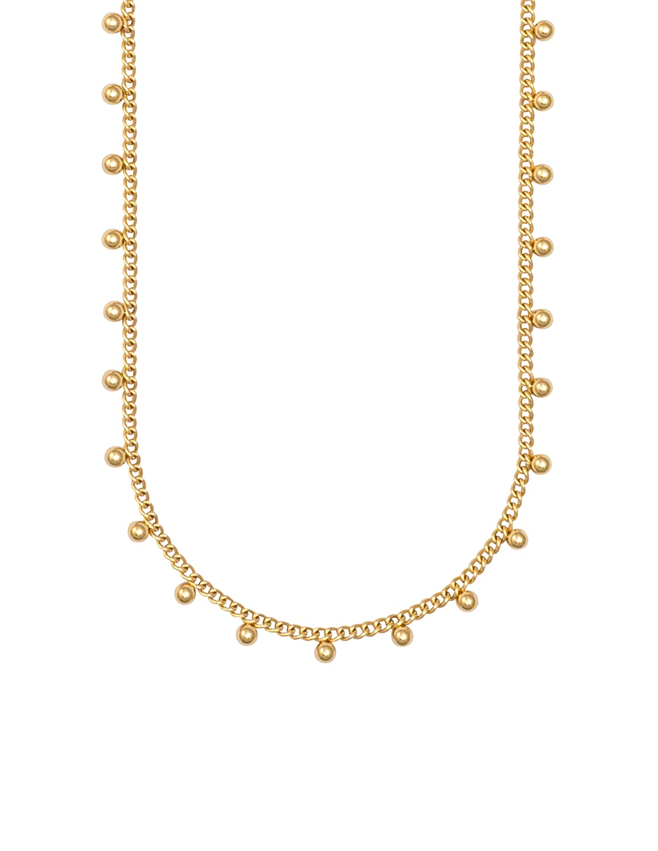 Collar Metales Esferas