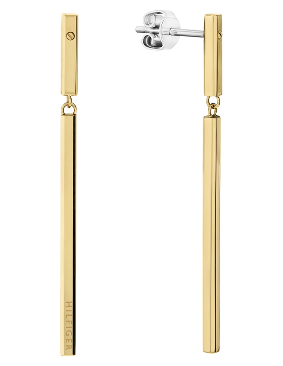 Aretes Linear con acabado brillante