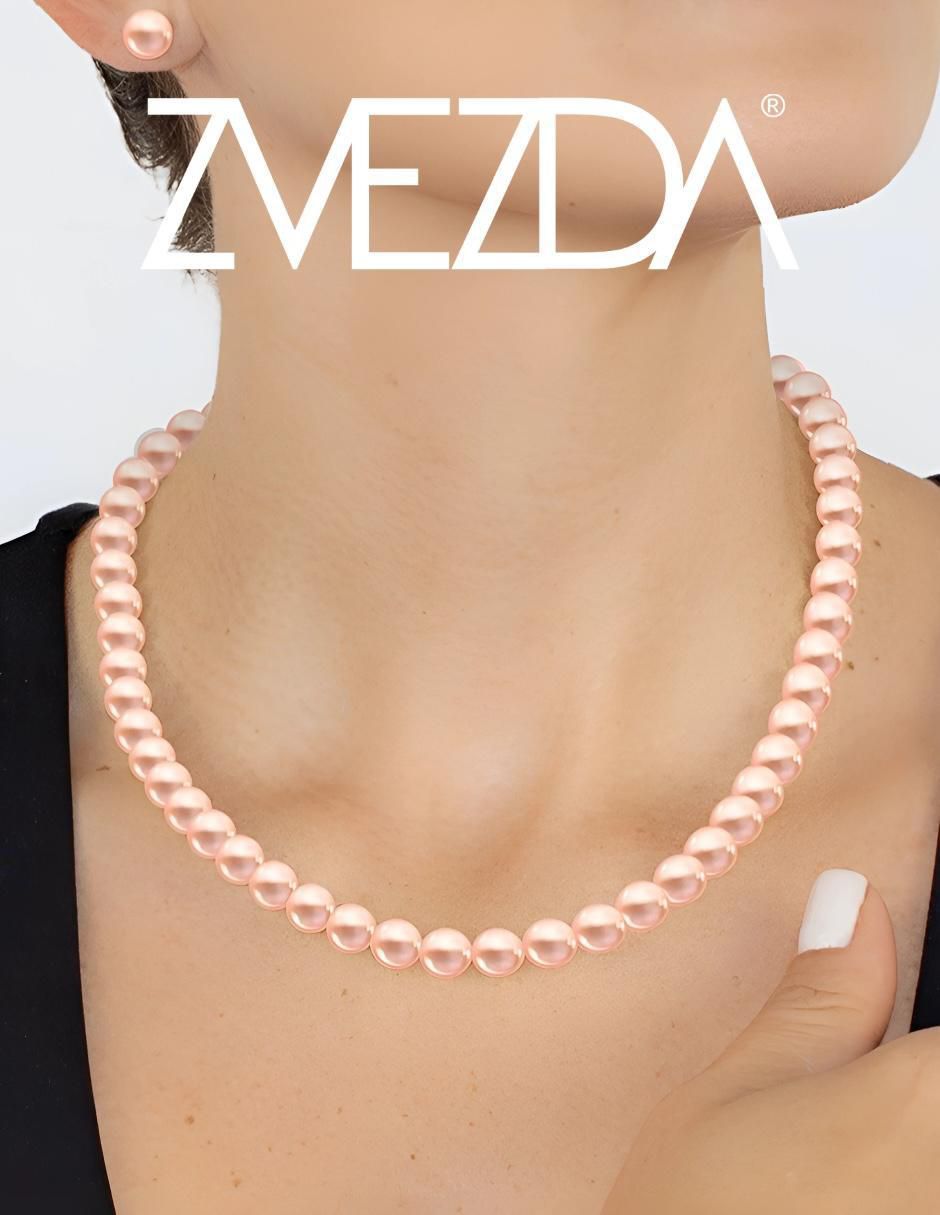 Aretes y collar "de (si aplica)" redonda zvezda aurore no aplica "de" metal 18 k perla de cristal