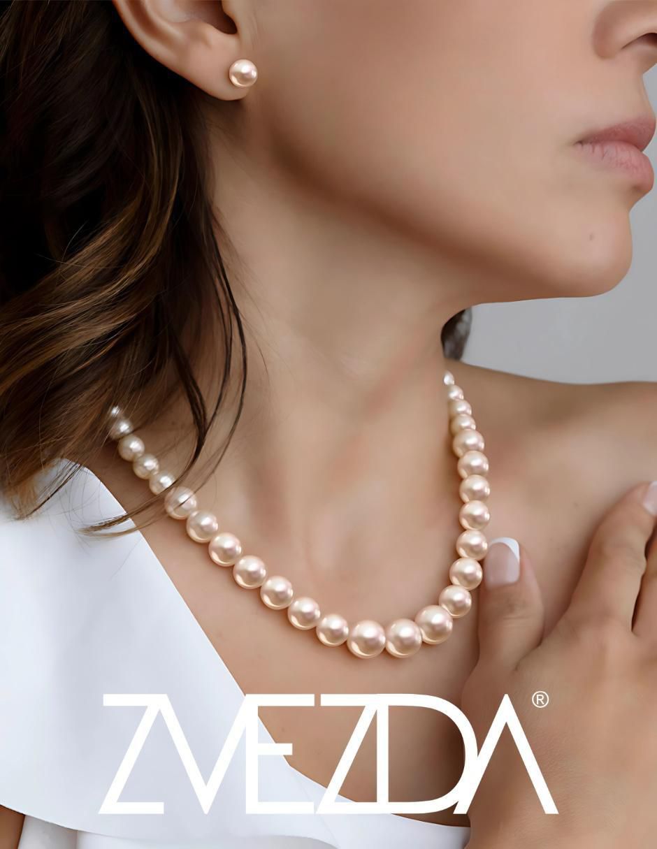 Aretes y collar "de (si aplica)" redonda zvezda aurore no aplica "de" metal 18 k perla de cristal