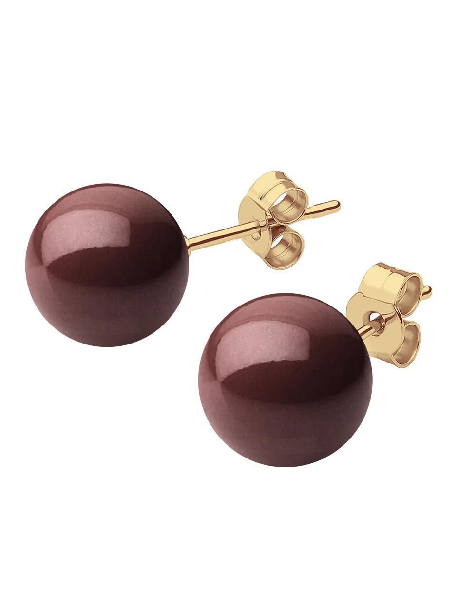 Aretes, collar y pulsera Aurore 18 k perla de cristal 5