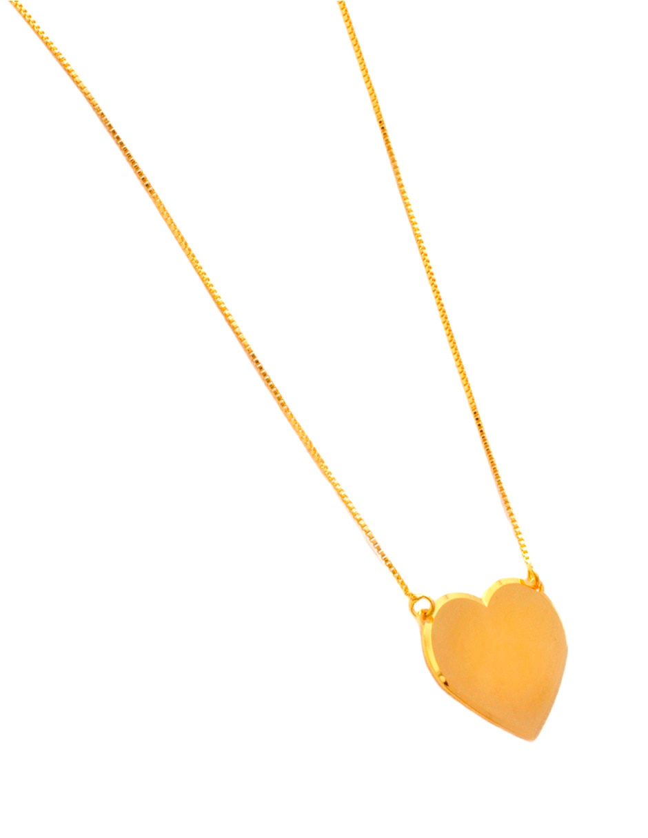Collar de corazón 18 K 2