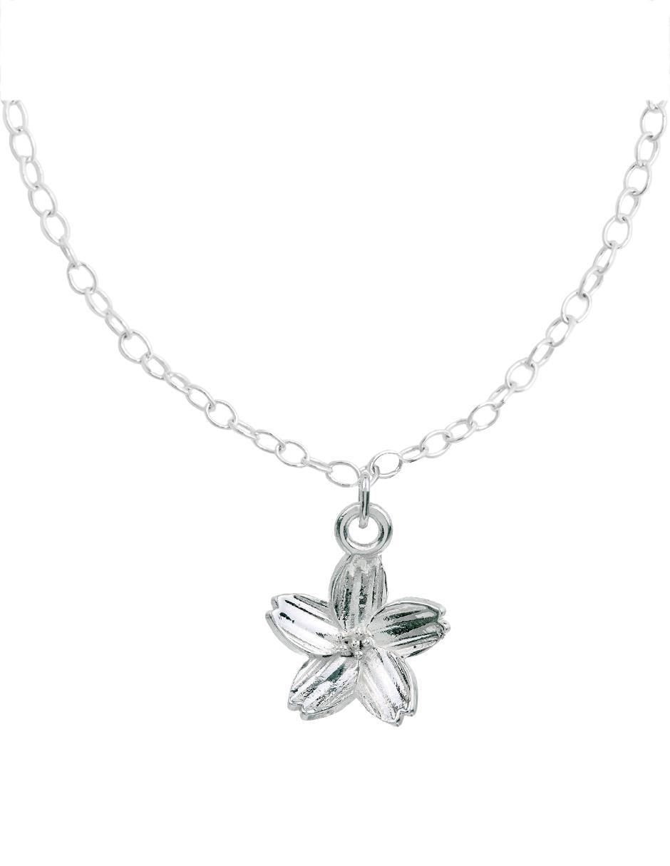 Pulsera de plata P 925 Flor De Cerezo con acabado pulido 3