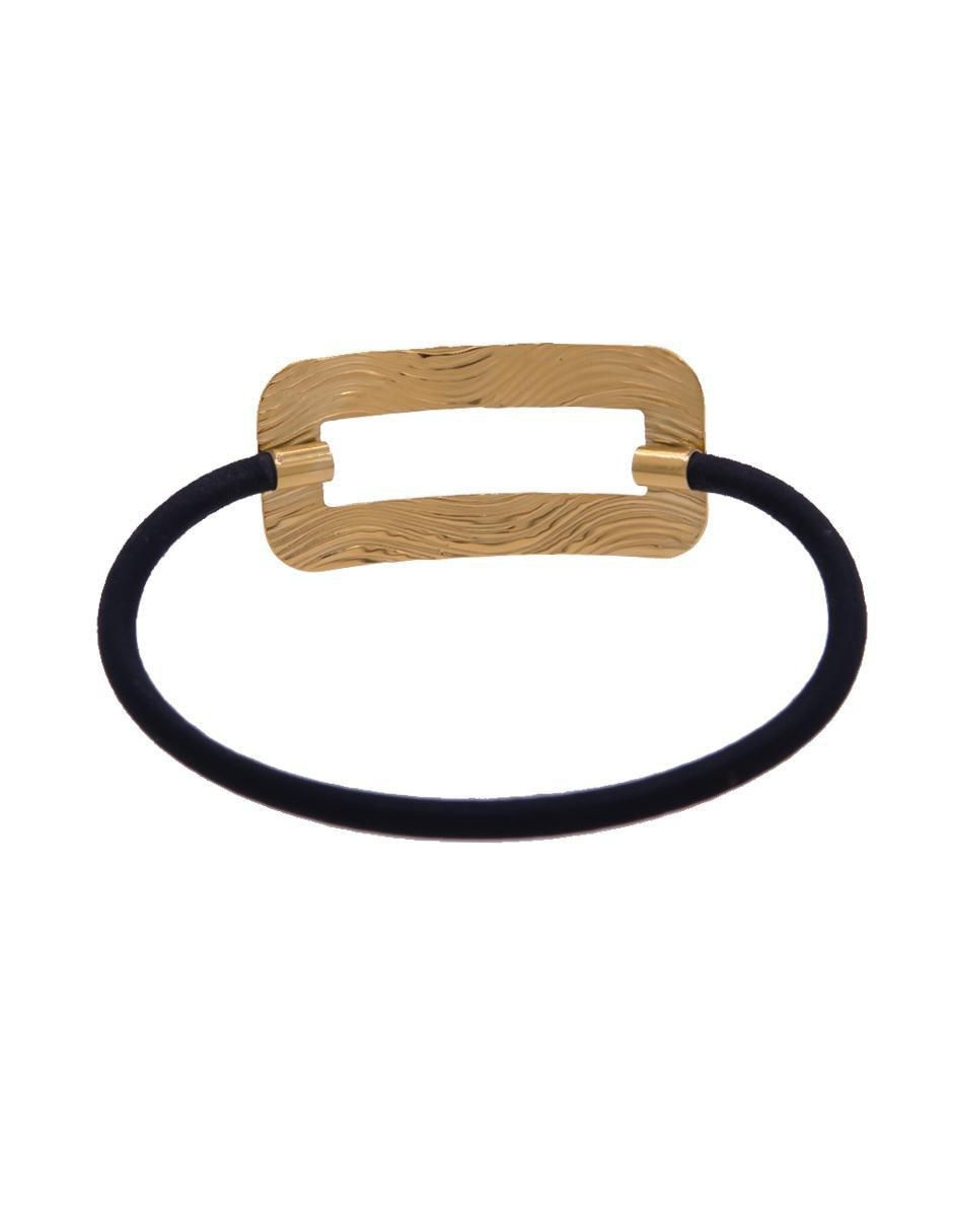 Brazalete con acabado chapa de oro 2