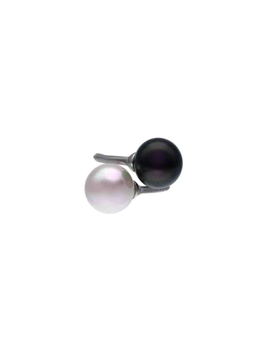 Anillo Twins & Triplets P 925 de plata perla pulido 2