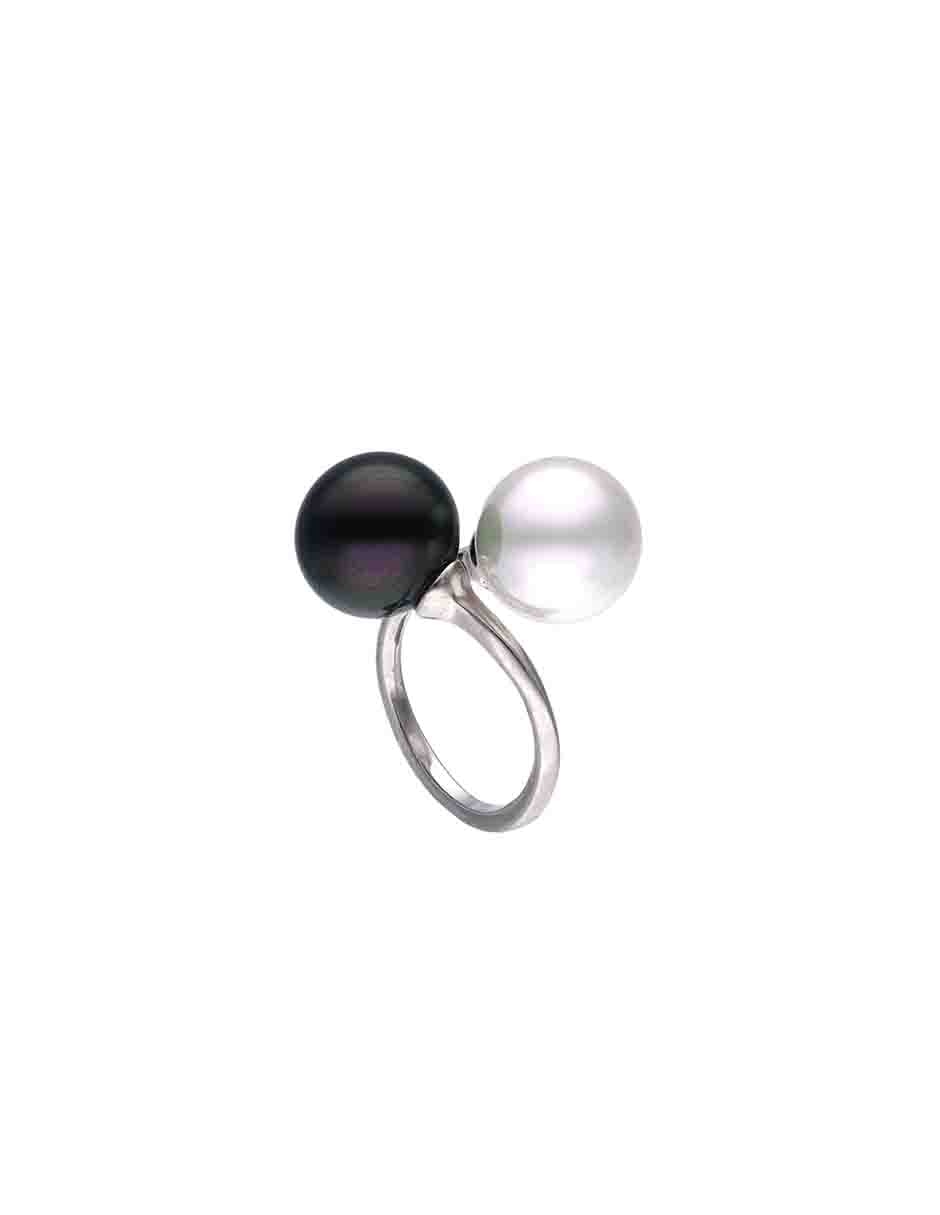 Anillo Twins & Triplets P 925 de plata perla pulido 3