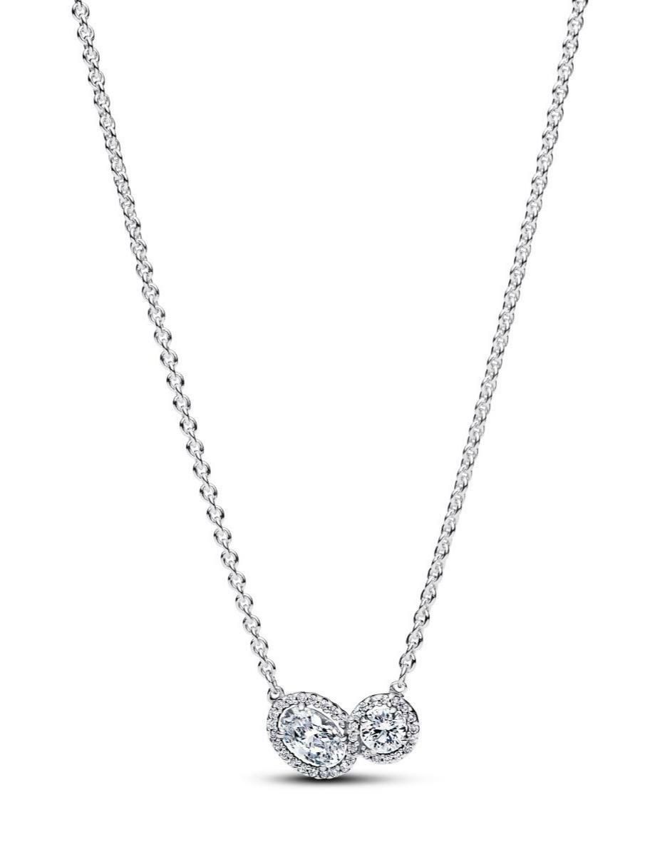 Collar Halo de plata P 925
