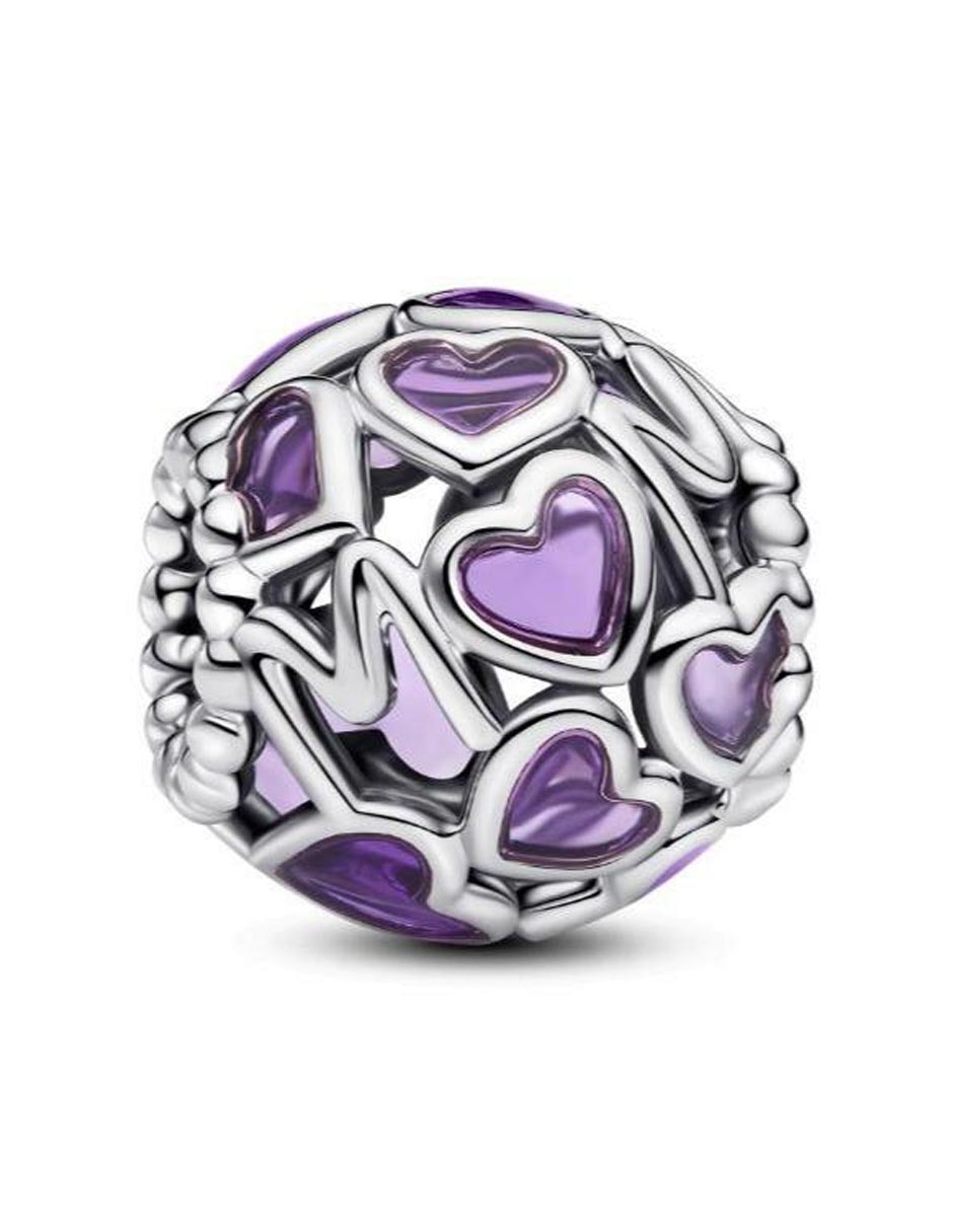 Charm de corazón moments de plata P 925