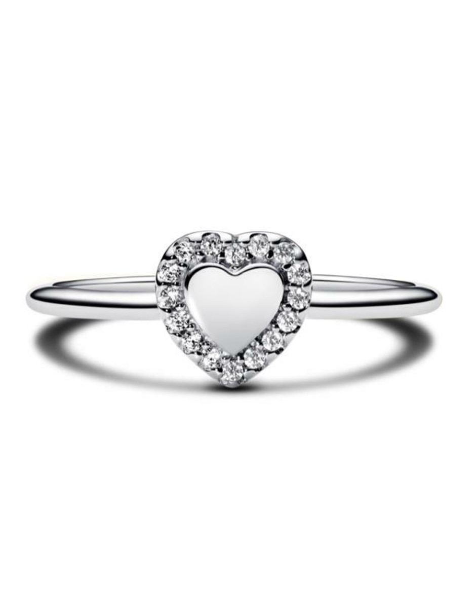 Anillo de corazón Timeless P 925 de plata zirconia cúbica brillante 2