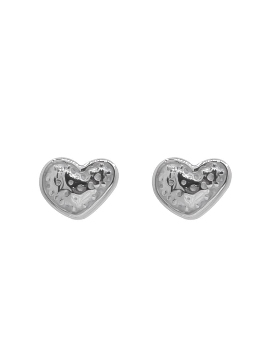Broqueles de corazón con acabado brillante Broqueles de corazón con acabado brillante