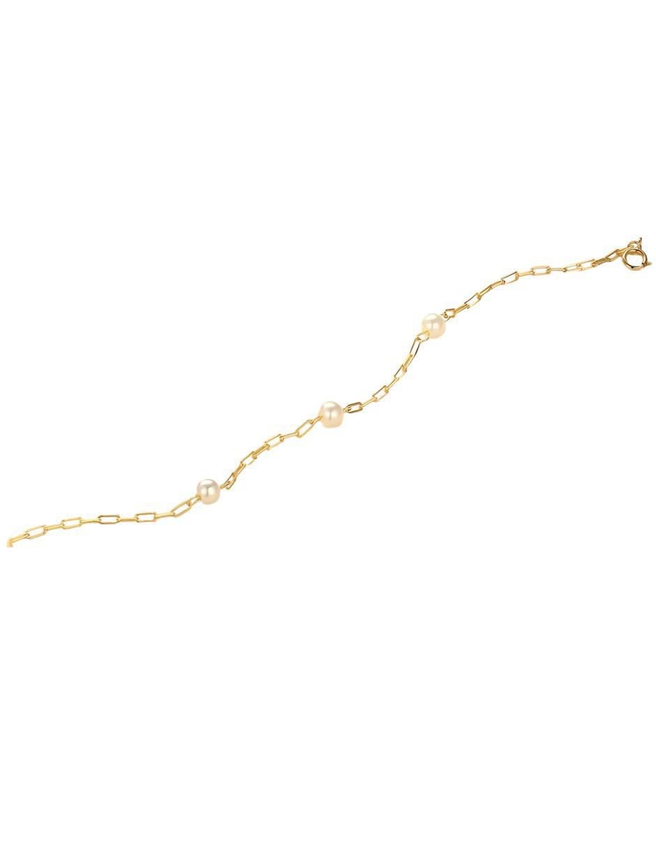 Pulsera de plata P 950 con acabado pulido 2