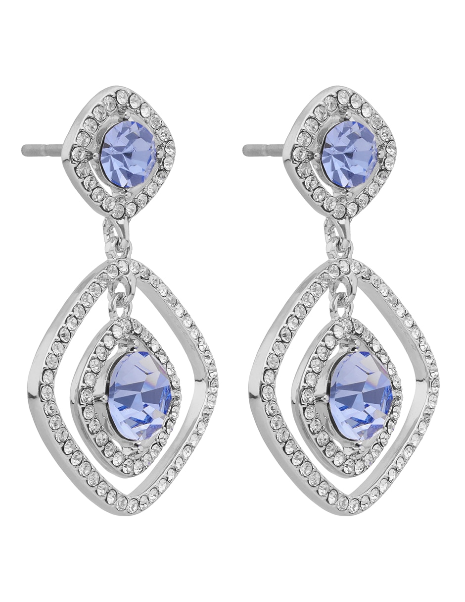 Aretes Sapphire Symphony con acabado brillante cristal 2
