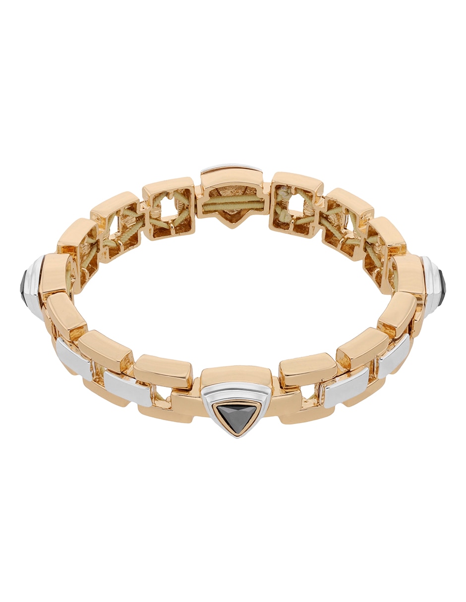 Pulsera Tritone Emblems con acabado brillante