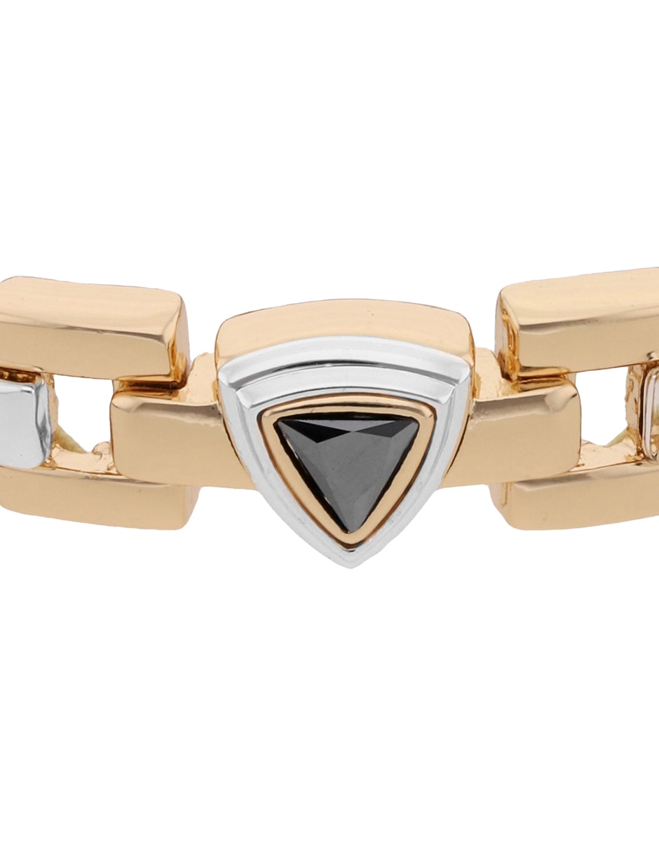 Pulsera Tritone Emblems con acabado brillante 3