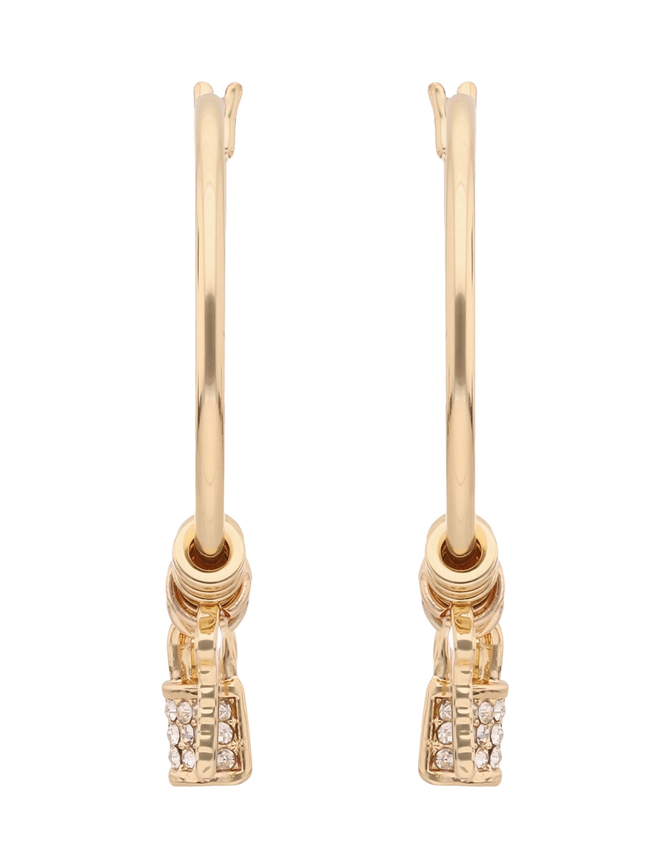 Arracadas Love Charms con acabado brillante