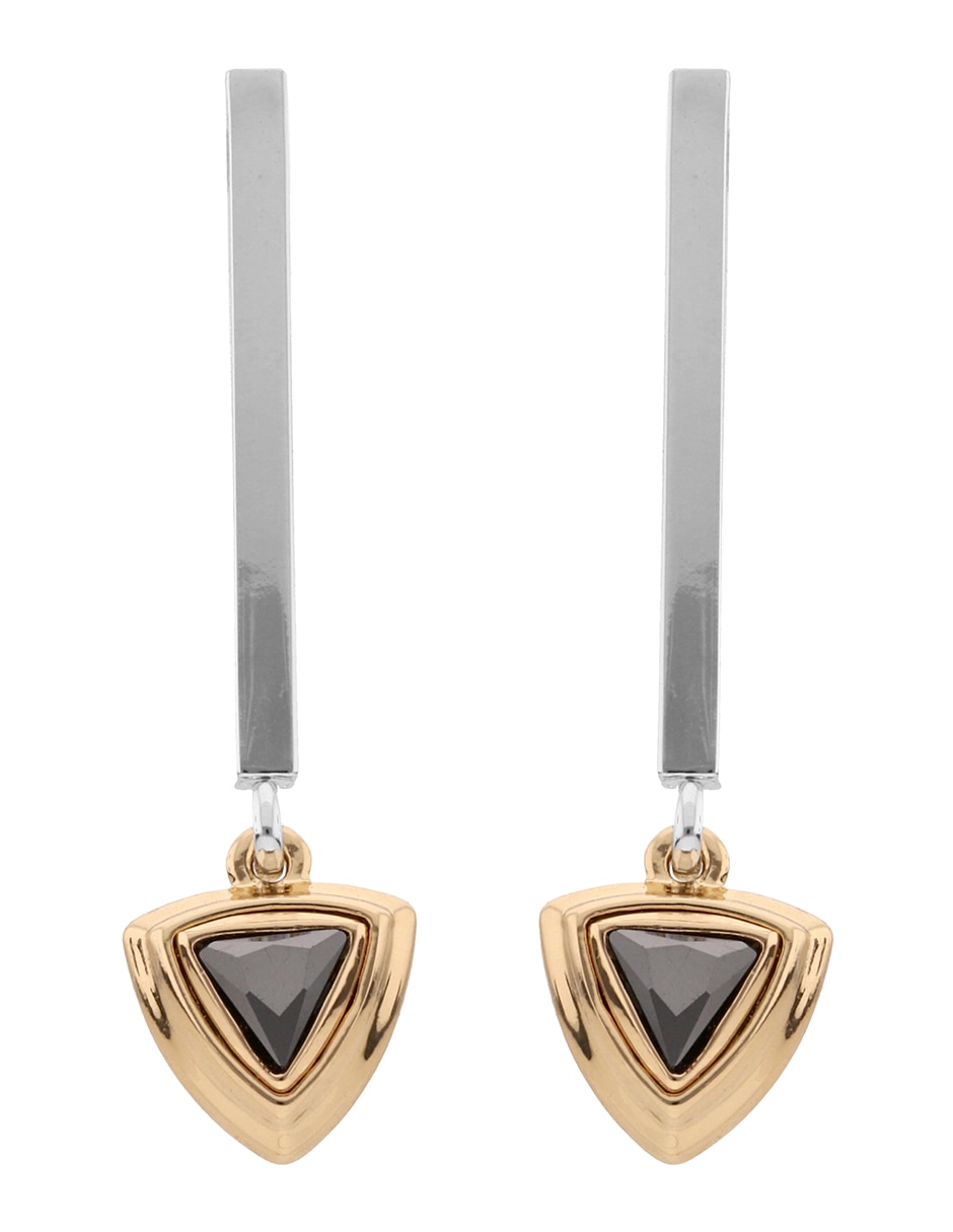 Aretes triangulares Tritone Emblems con acabado brillante
