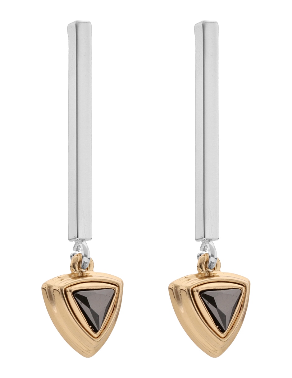 Aretes triangulares Tritone Emblems con acabado brillante 2