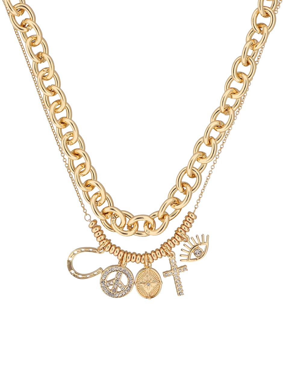 Collar de varios hilos Love Charms