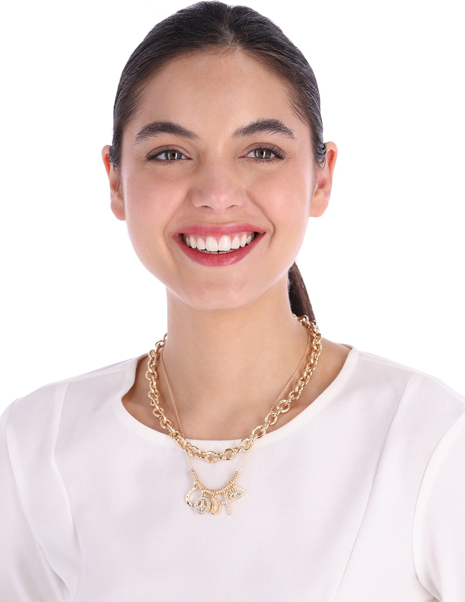 Collar de varios hilos Love Charms 3